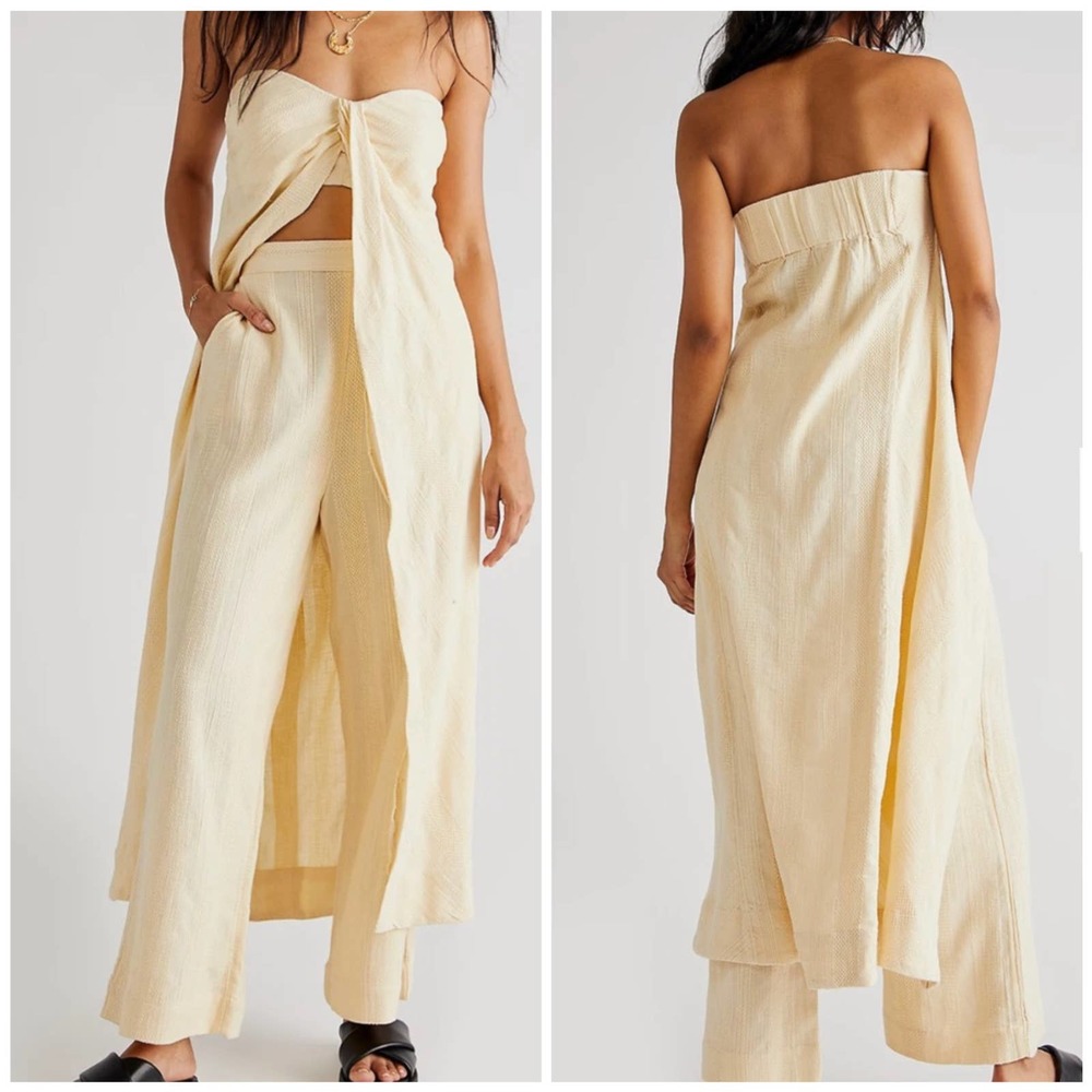 FREE PEOPLE x Endless Summer Banita Set Khaki Small
